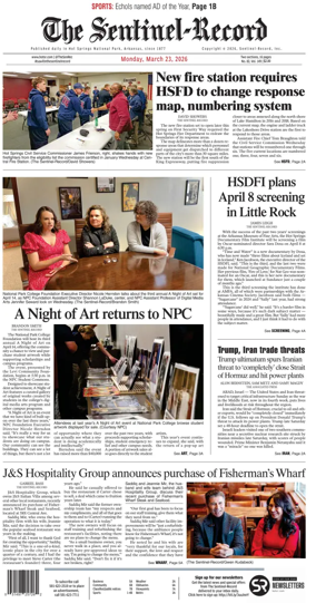 Cover of The Sentinel-Record