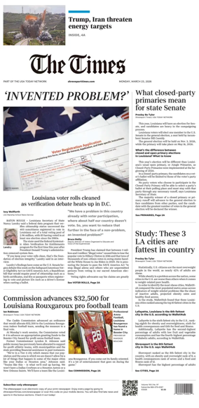 Cover of The Times (Shreveport)