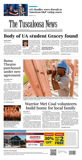 Cover of The Tuscaloosa News