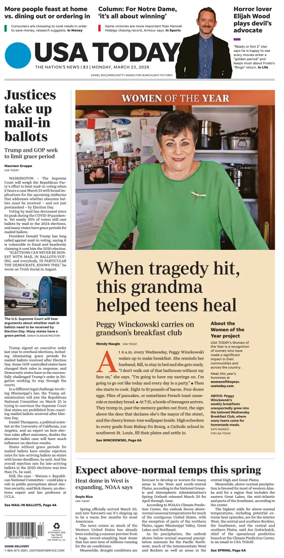 Cover of USA TODAY US Edition