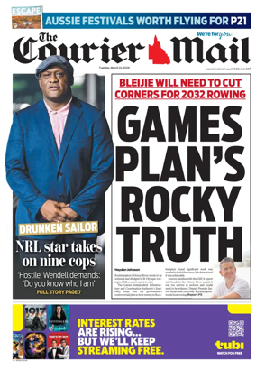Cover of The Courier-Mail