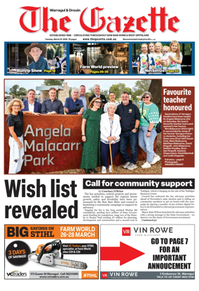 Cover of Warragul & Drouin Gazette