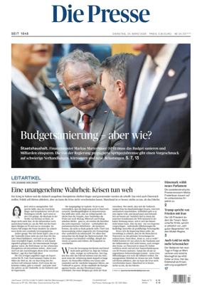 Cover of Die Presse