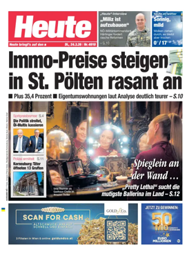 Cover of Heute - Niederosterreich Ausgabe