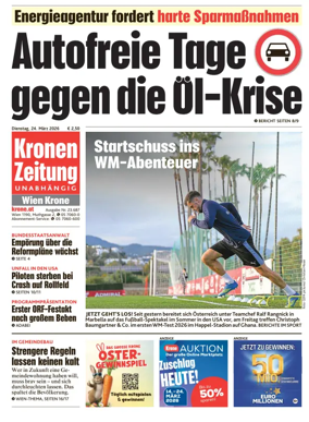 Cover of Kronen Zeitung