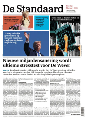 Cover of De Standaard