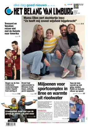 Cover of Het Belang van Limburg