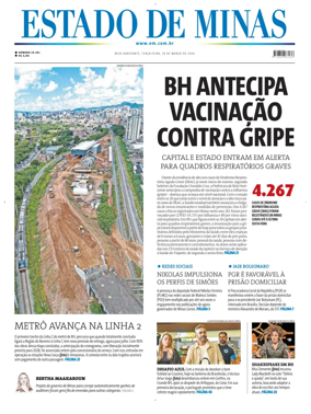 Cover of Estado de Minas (Brazil)