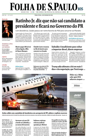 Cover of Folha de S.Paulo