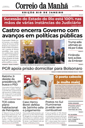 Cover of Jornal Correio da Manha
