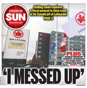 Cover of Edmonton Sun