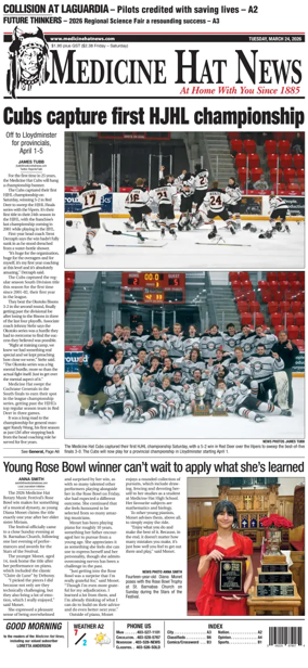 Cover of Medicine Hat News