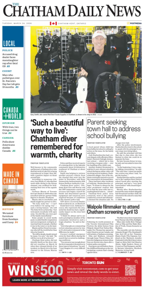 Cover of The Chatham Daily News