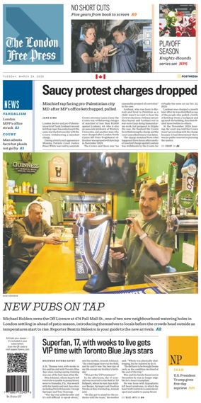 Cover of The London Free Press