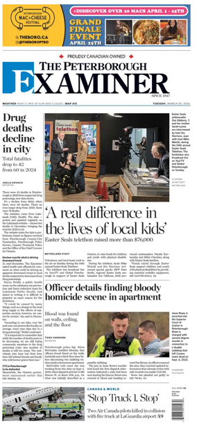 Cover of The Peterborough Examiner