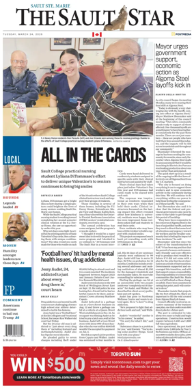 Cover of The Sault Star