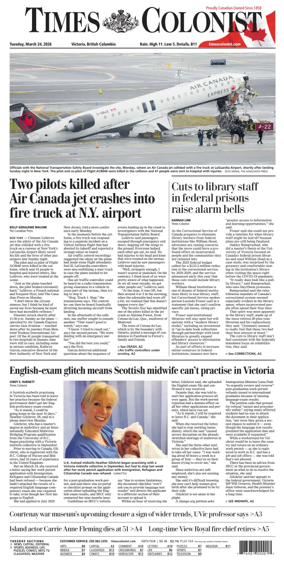 Cover of Times Colonist