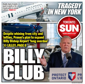 Cover of Toronto Sun