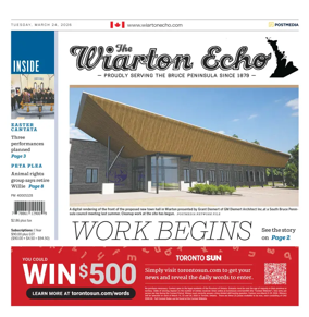 Cover of Wiarton Echo