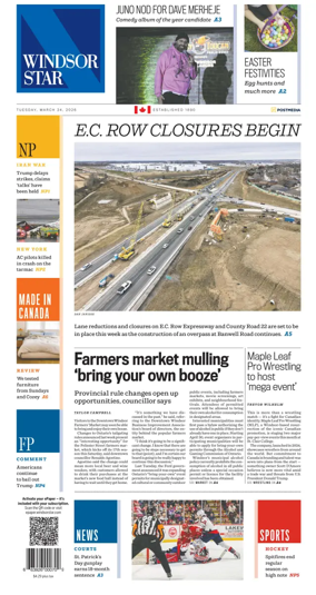 Cover of Windsor Star