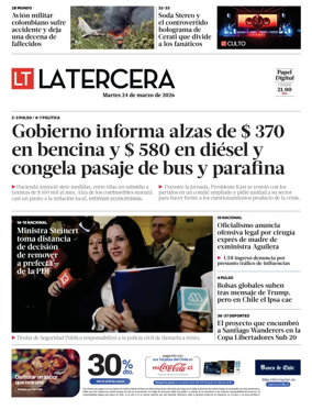 Cover of La Tercera