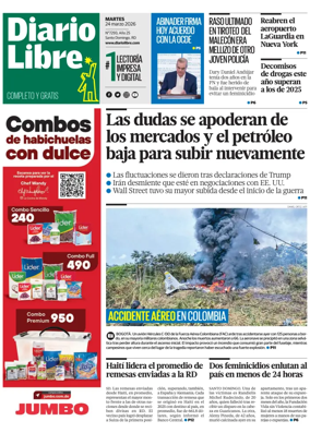 Cover of Diario Libre (Republica Dominicana)