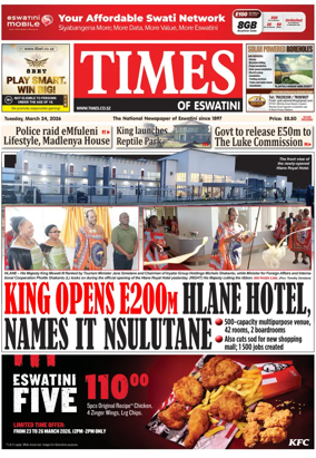 Cover of Times of Eswatini