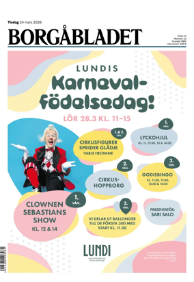 Cover of Borgabladet