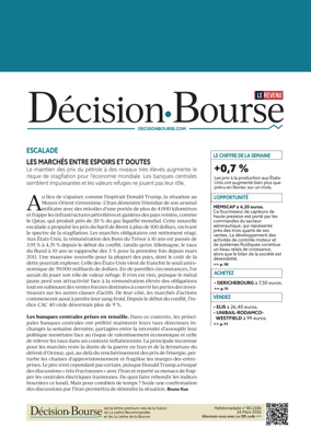 Cover of Decision Bourse
