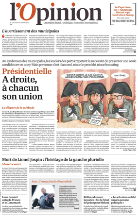 Cover of L'Opinion
