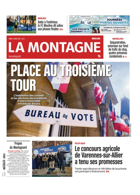 Cover of La Montagne (Moulins)