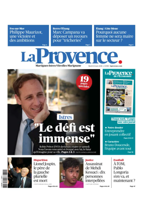 Cover of La Provence Martigues-Istres-Vitrolles-Marignane