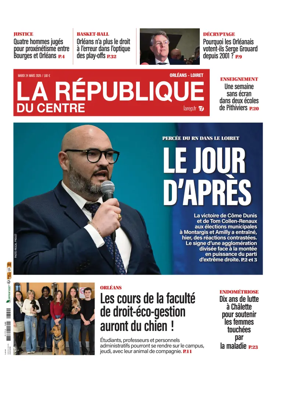 Cover of La Republique du Centre (Orleans - Loiret))