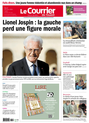 Cover of Le Courrier de l’Ouest (Deux-Sevres)