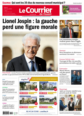 Cover of Le Courrier de l’Ouest (Saumur)