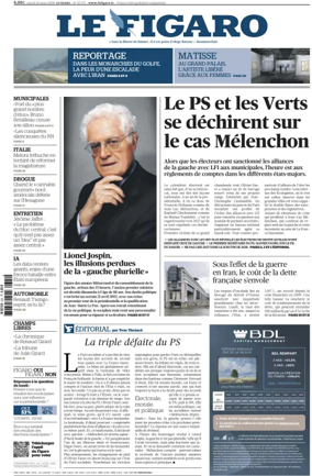 Cover of Le Figaro