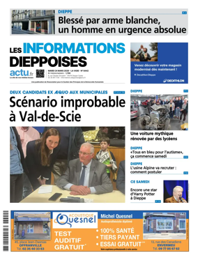 Cover of Les Informations Dieppoises