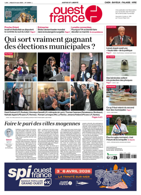 Cover of Ouest France (Caen - Bayeux - Falaise - Vire)