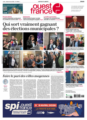 Cover of Ouest France (Dinan)