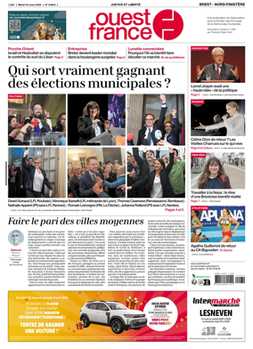 Cover of Ouest France (Nord-Finistere)