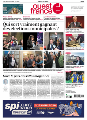 Cover of Ouest France (Orne)