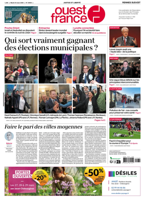 Cover of Ouest-France (Rennes Sud-Est)