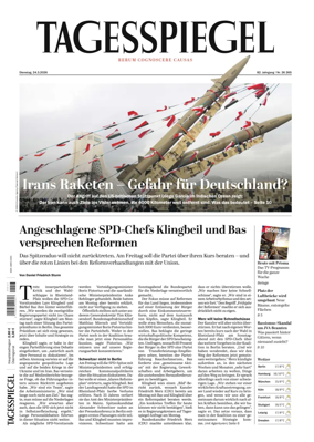 Cover of Der Tagesspiegel