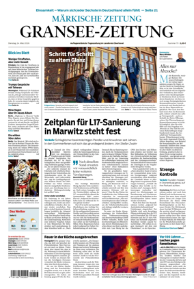 Cover of Gransee-Zeitung