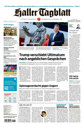 Cover of Haller Tagblatt