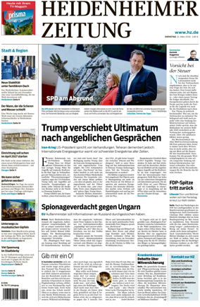 Cover of Heidenheimer Zeitung