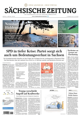 Cover of Sachsische Zeitung (Lobau-Zittau)