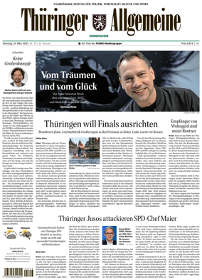 Cover of Thuringer Allgemeine (Nordhausen)