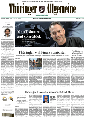 Cover of Thuringer Allgemeine (Weimar)