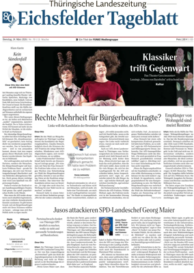 Cover of Thuringische Landeszeitung (Eichsfeld)
